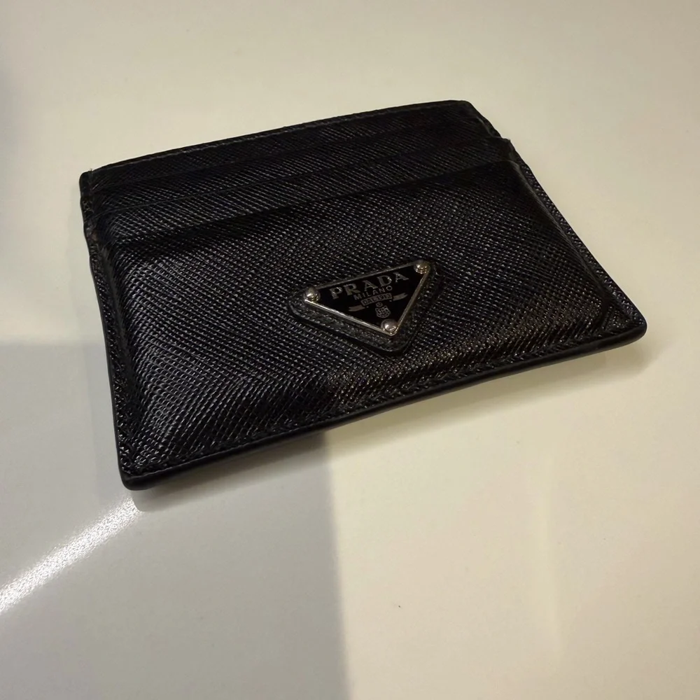PRADA Saffiano Leather card holder